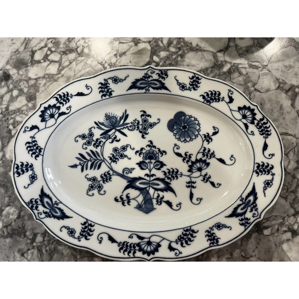 Blue Danube Serving Platter : 12” across